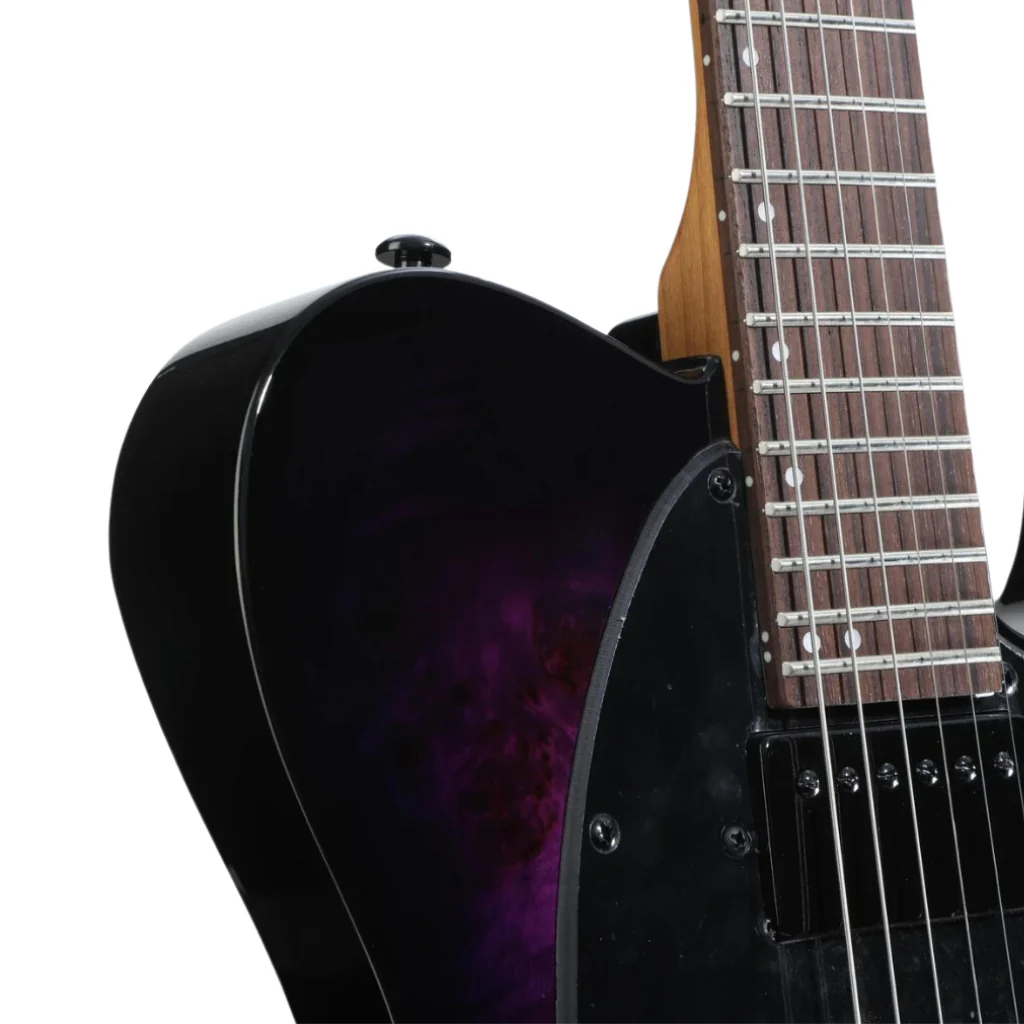 ESP LTD TE-200DX Electric Guitar - Purple Burst - Image 6