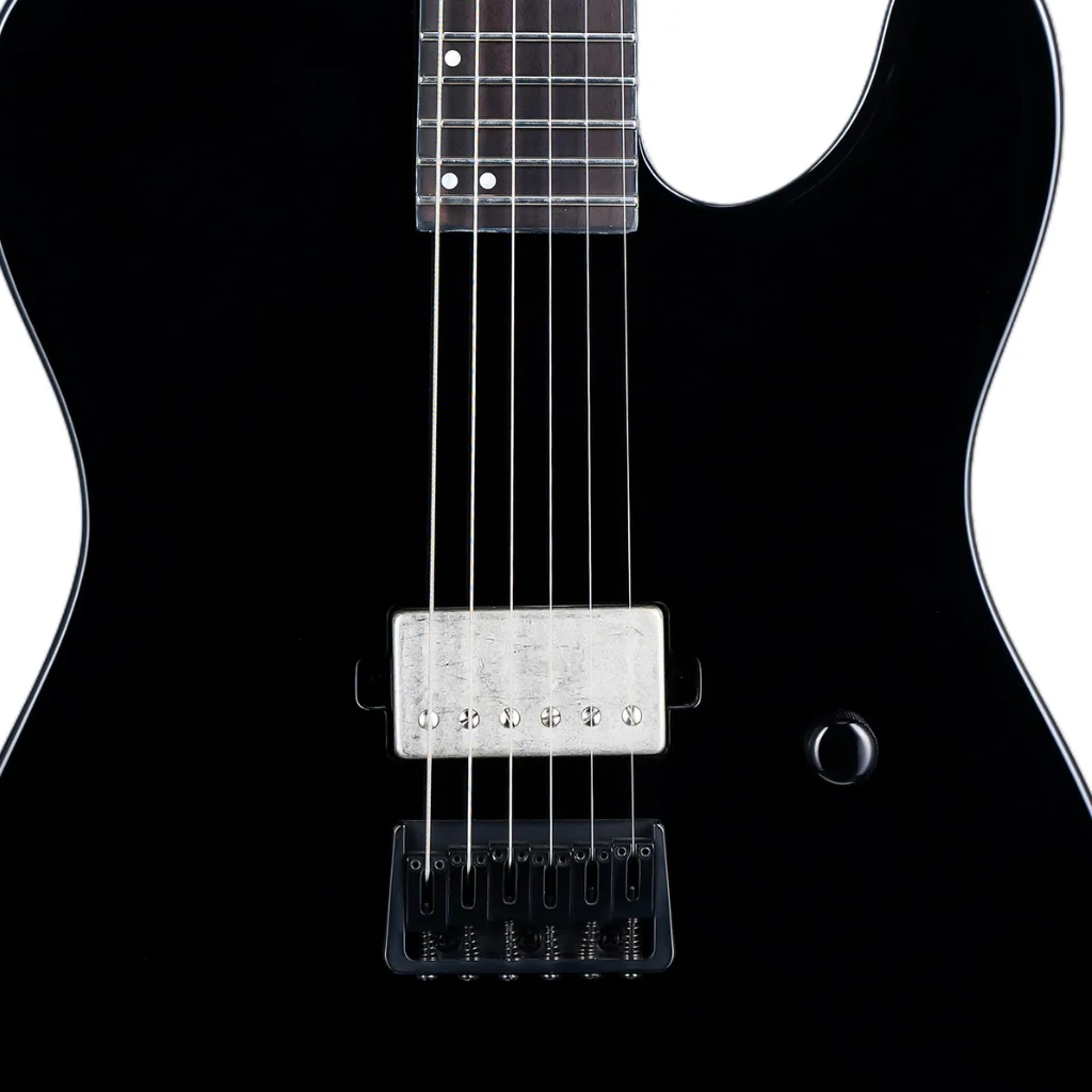 ESP LTD TE-201 Electric Guitar - Gloss Black - Image 7