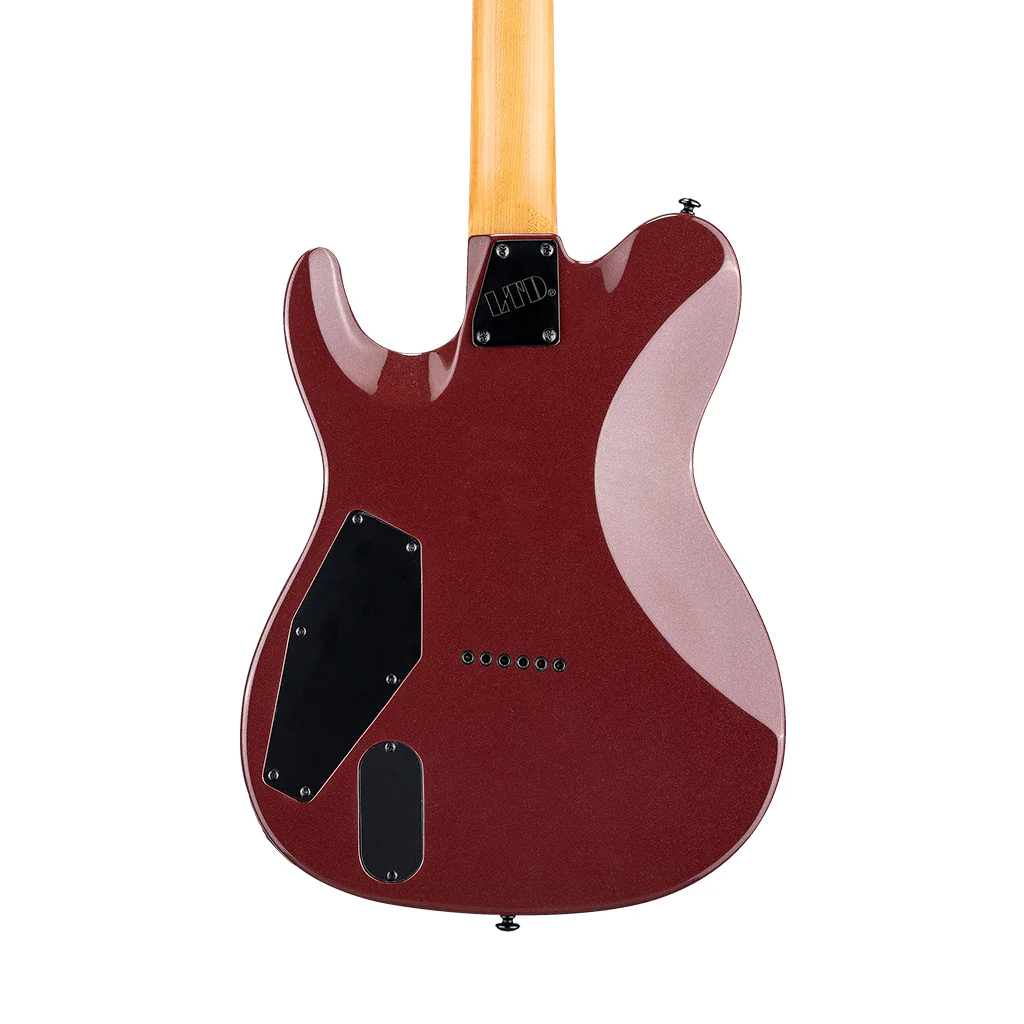 ESP LTD TH-400 Hardtail Electric Guitar - Scarlett Metallic - Image 2