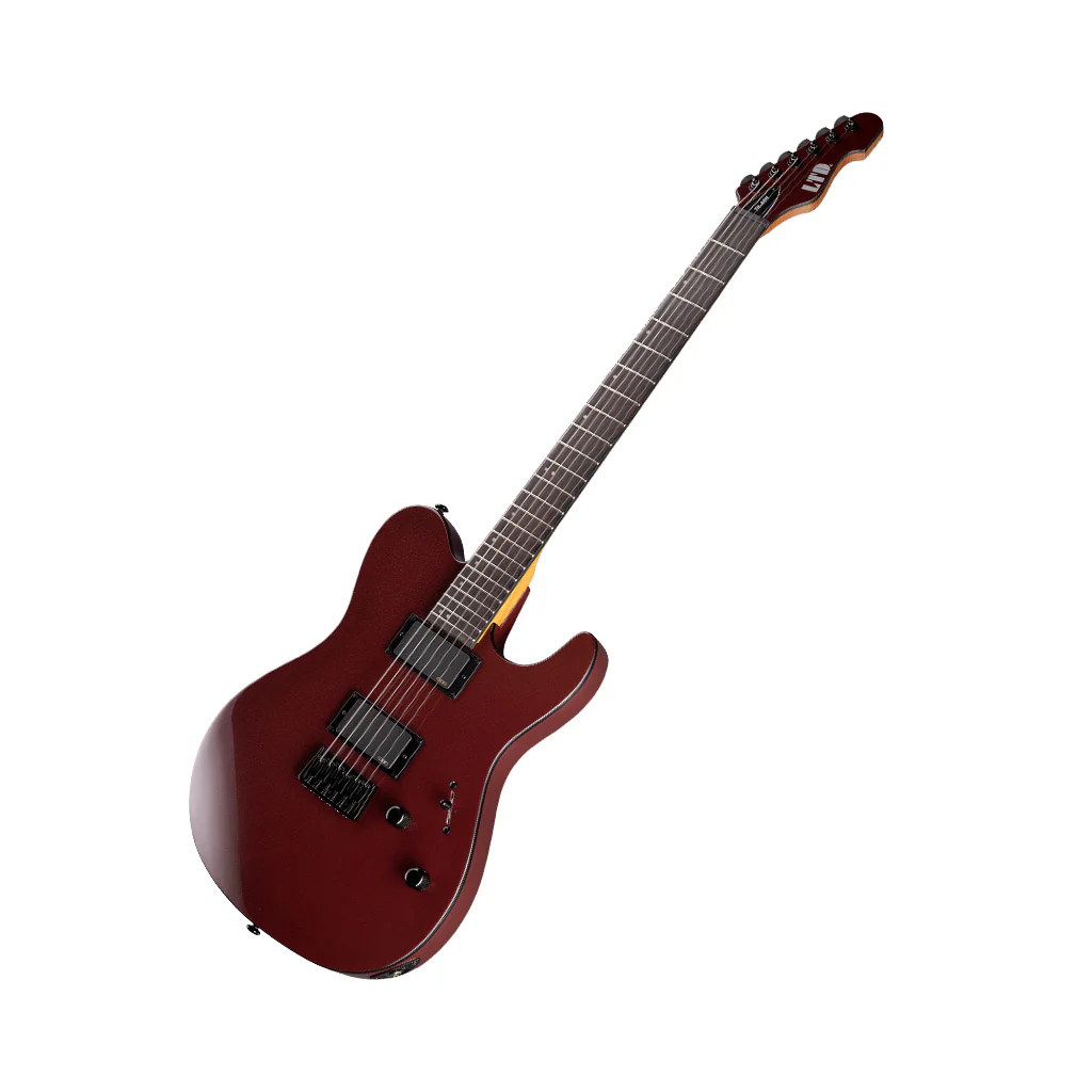 ESP LTD TH-400 Hardtail Electric Guitar - Scarlett Metallic - Image 7