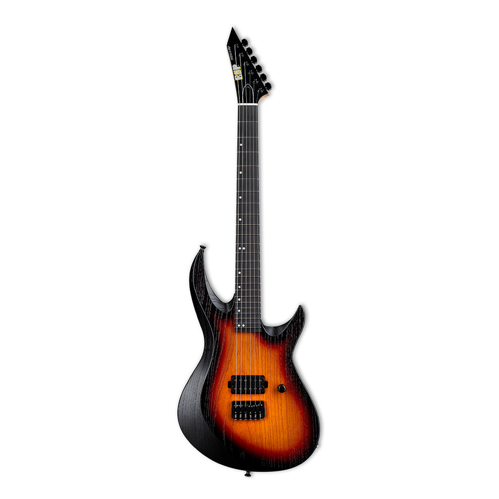 ESP USA HDX-1 Limited Edition Electric Guitar - 3-Tone Sunburst, Open Grain Satin - Image 3