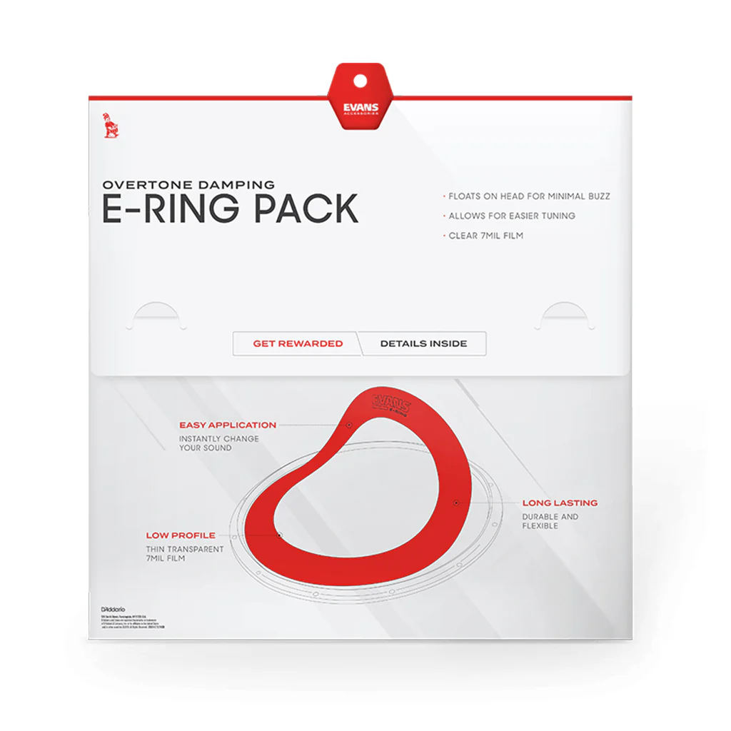 Evans E-Ring 12" - 13" - 14" -16" Standard Pack - Image 3