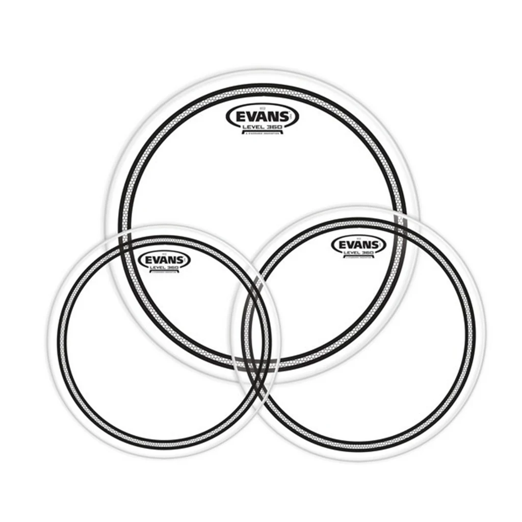 Evans EC2S Clear Standard Tom Pack - 12" 13" 16"