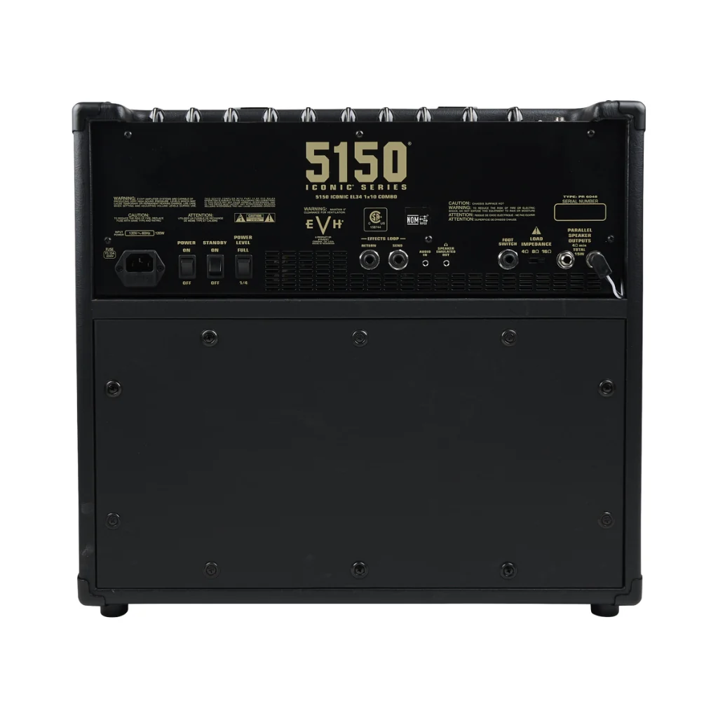 EVH 5150 Iconic Series EL34 15-watt 1 x 10-inch Tube Combo Amp - Black - Image 3