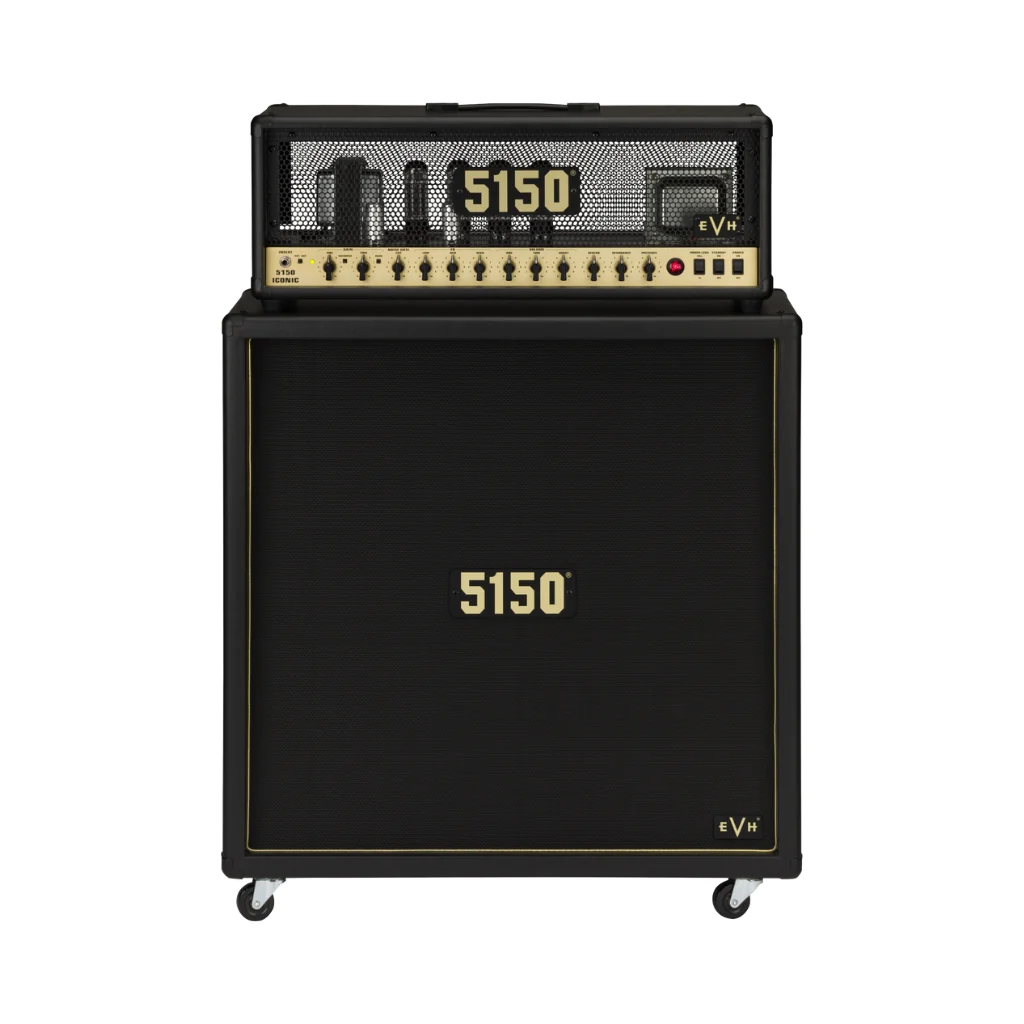 EVH 5150 Iconic Series EL34 4X12 Cabinet - Black - Image 4