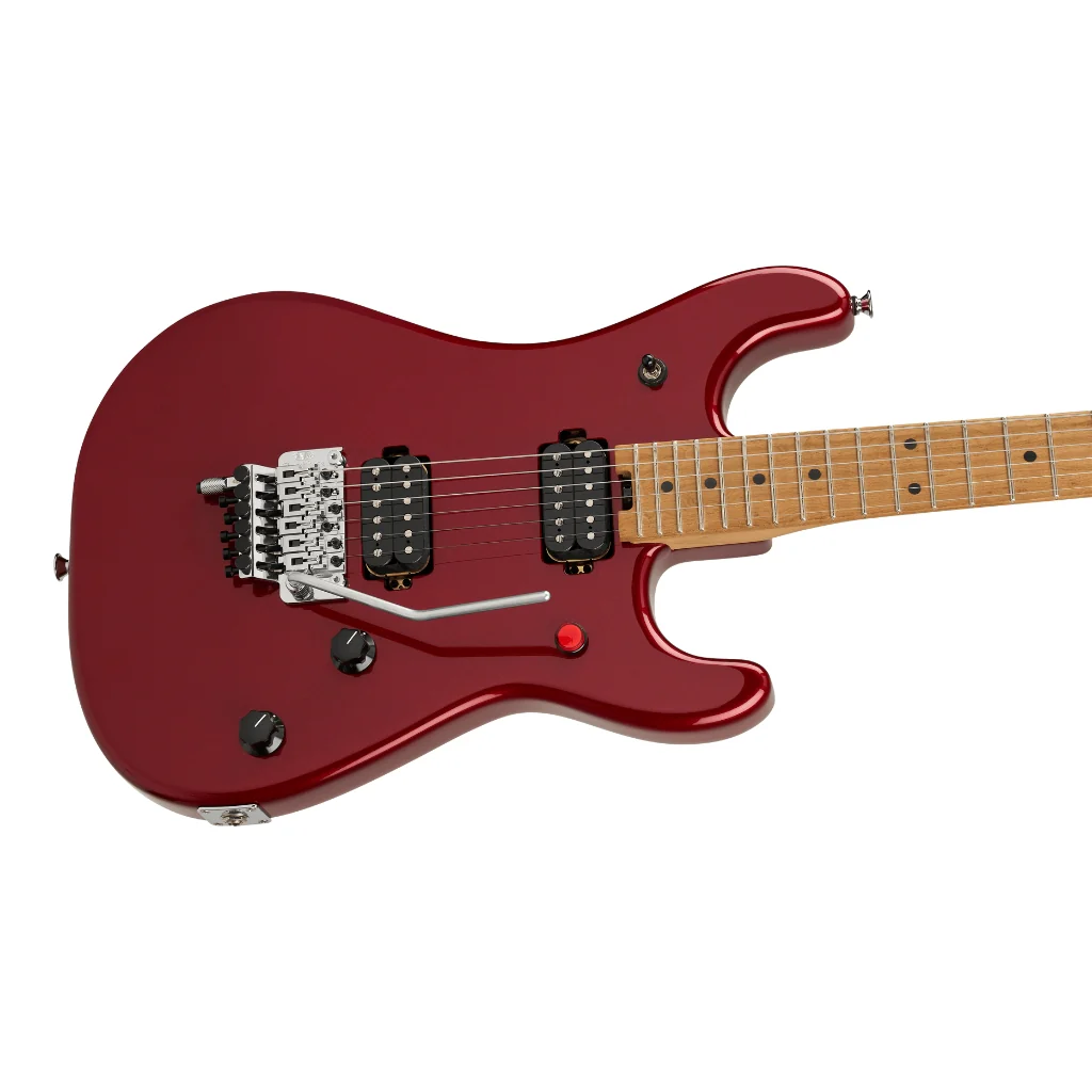 EVH 5150 Series Deluxe Electric Guitar - Candy Apple Red Metallic, Baked Maple Fingerboard - Image 8