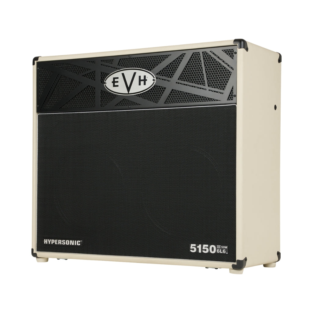 EVH 5150III Hypersonic 6L6 50-watt 2 x 12-inch Combo Amplifier - Ivory - Image 3