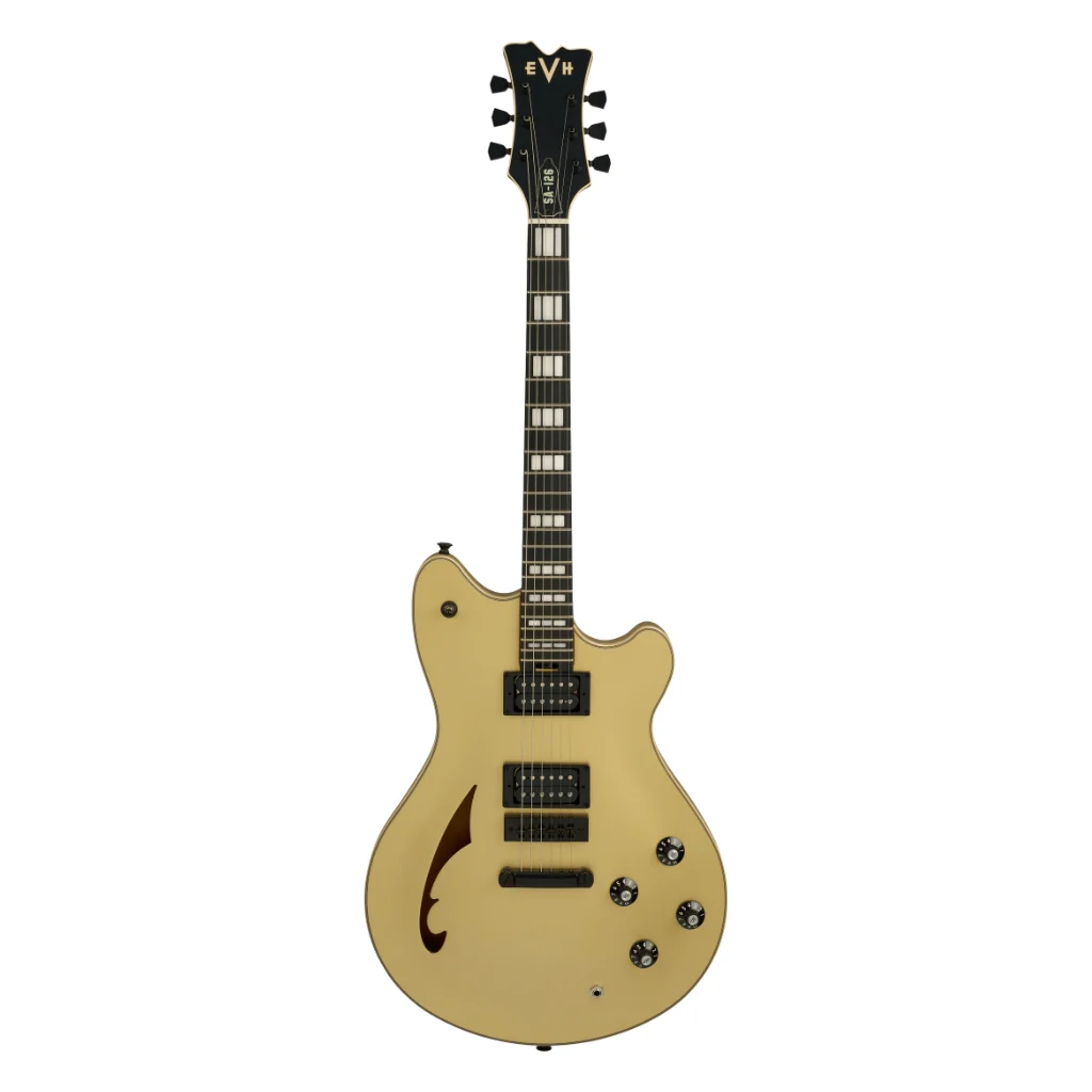 EVH SA-126 Special Semi-Hollow Electric Guitar - Pharaohs Gold, Ebony Fingerboard - Image 3