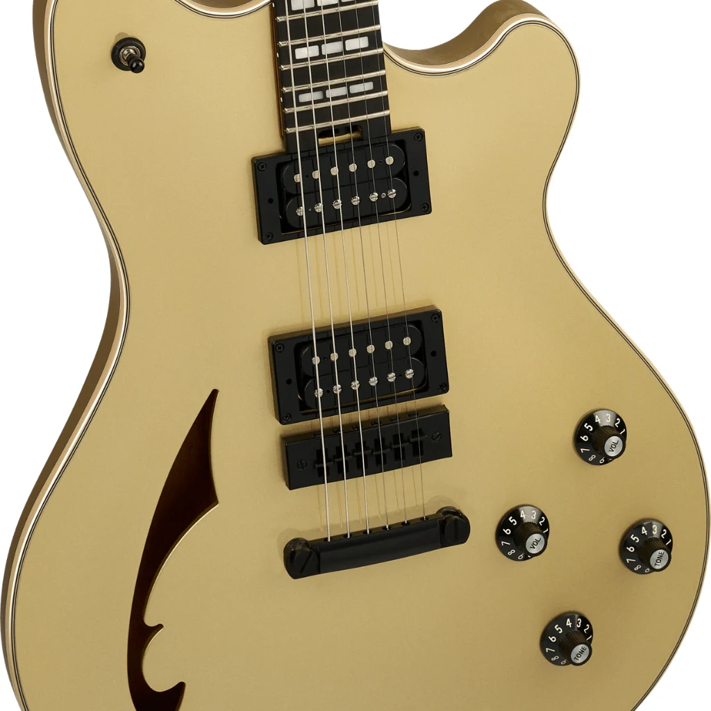 EVH SA-126 Special Semi-Hollow Electric Guitar - Pharaohs Gold, Ebony Fingerboard - Image 7