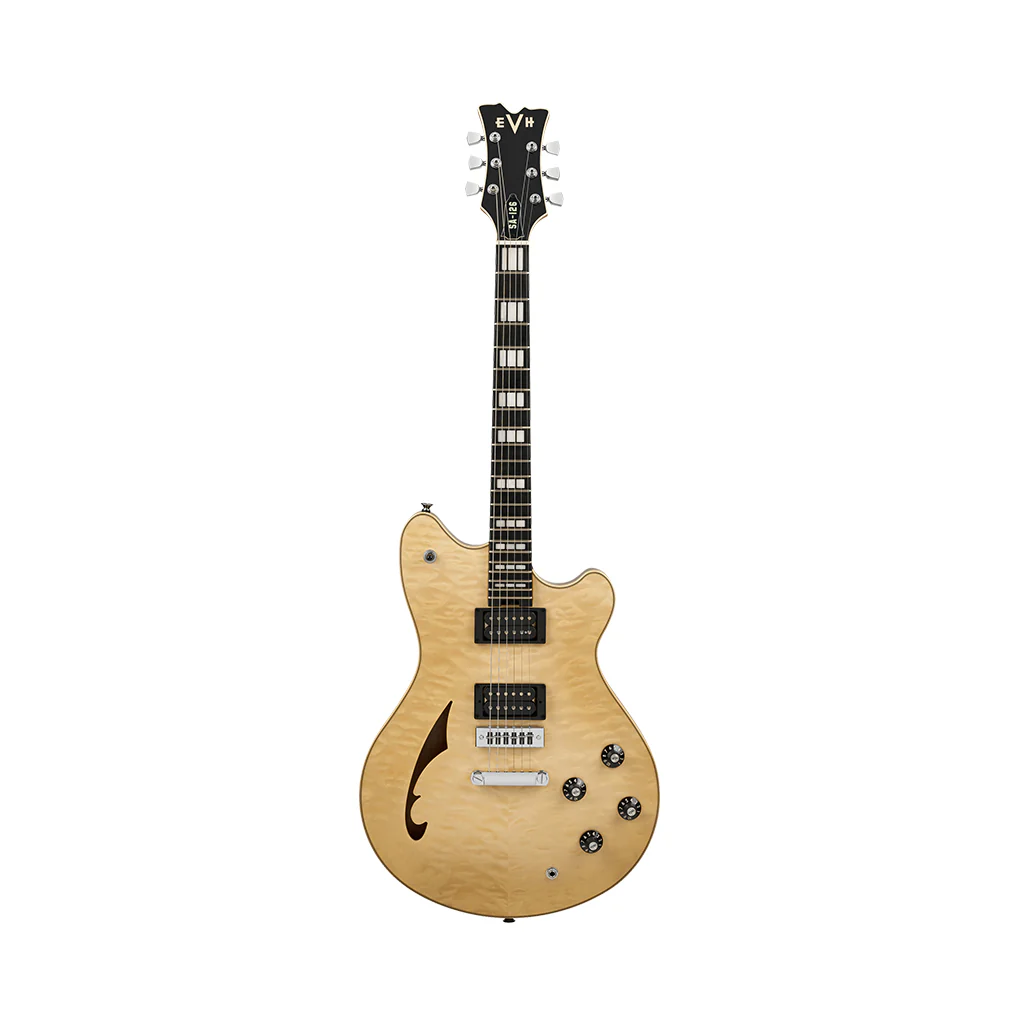 EVH SA-126 Special Quilted Maple Semi-Hollow Electric Guitar - El Natural - Image 3