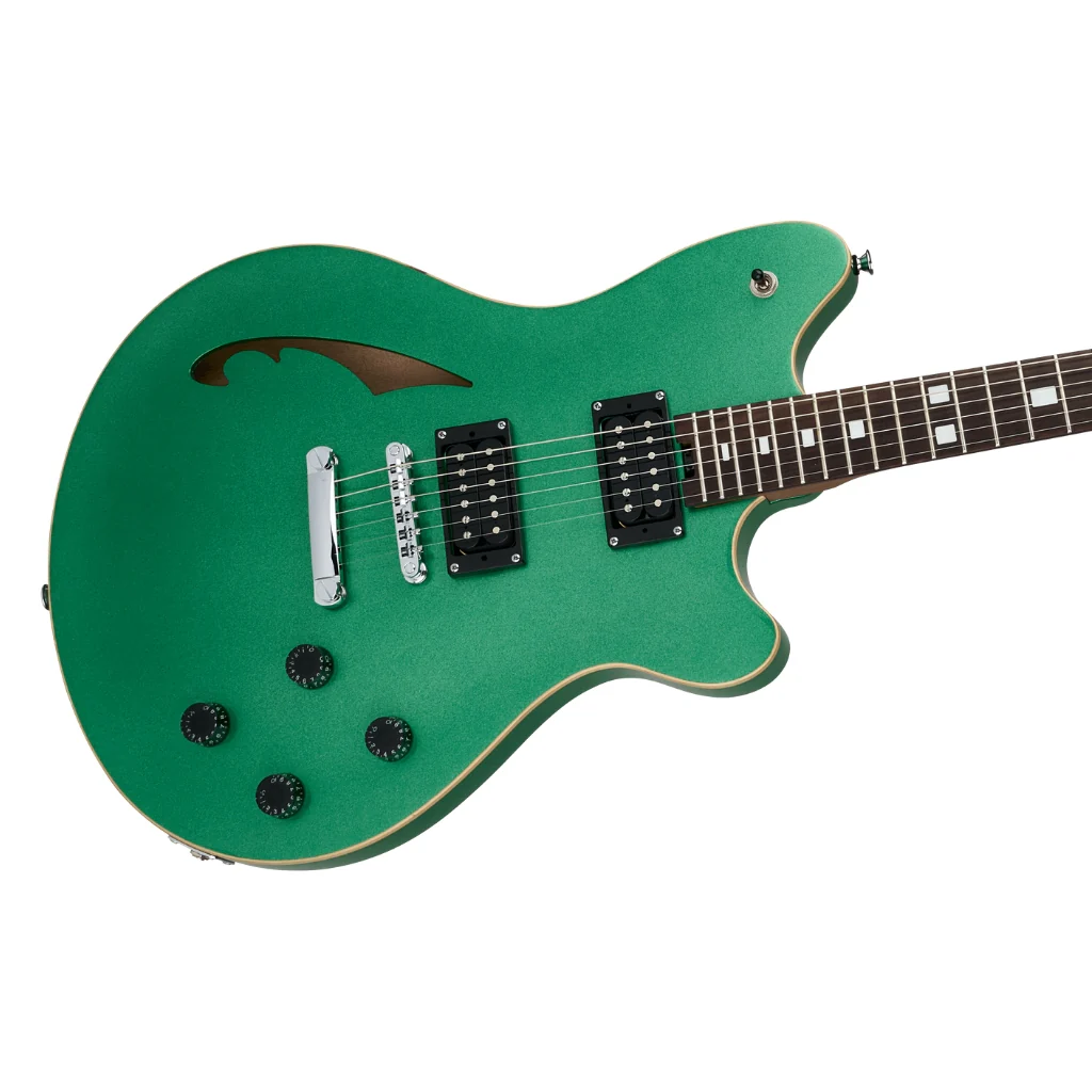 EVH SA-126 Standard Semi-Hollowbody Electric Guitar - Pelham Green - Image 8