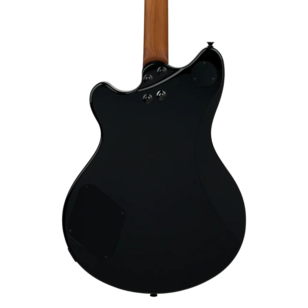 EVH SA-126 Standard Semi-Hollowbody Electric Guitar - Piano Black - Image 2