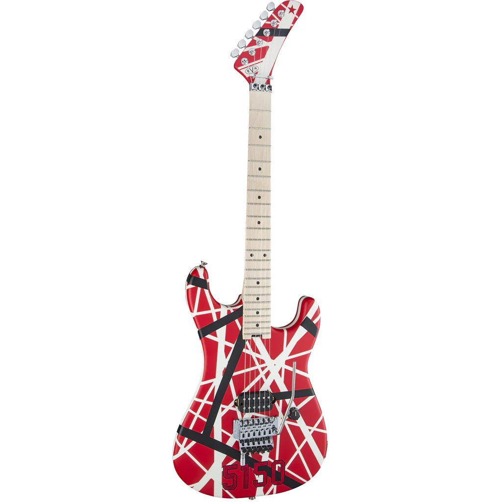 EVH Striped Series 5150 - Red, Black, White - Image 4