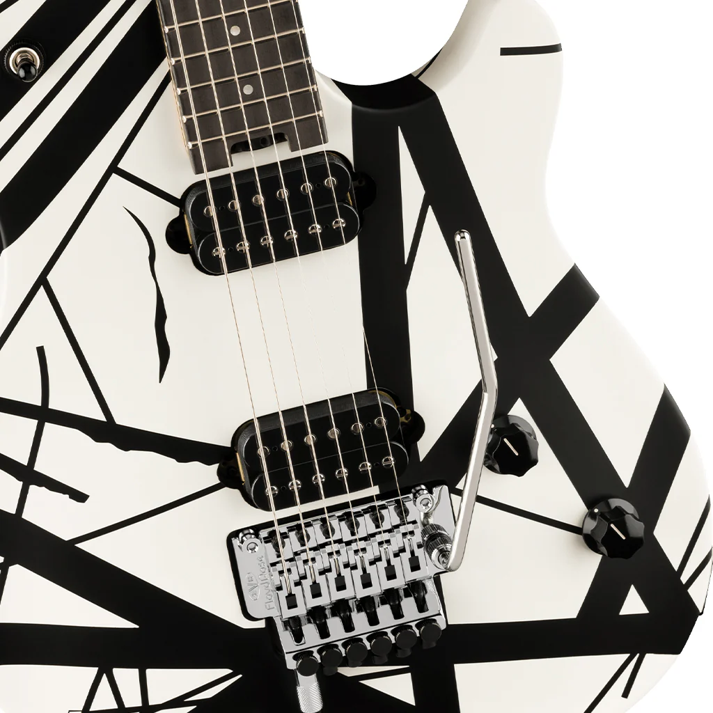 EVH Wolfgang Special Striped Series Black and White - Image 6