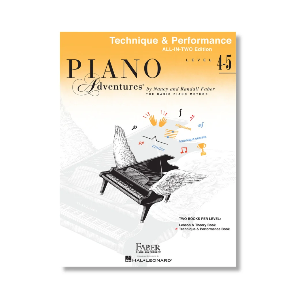 Faber Piano Adventures All In Two - Level 4-5, Technique and Performance Book