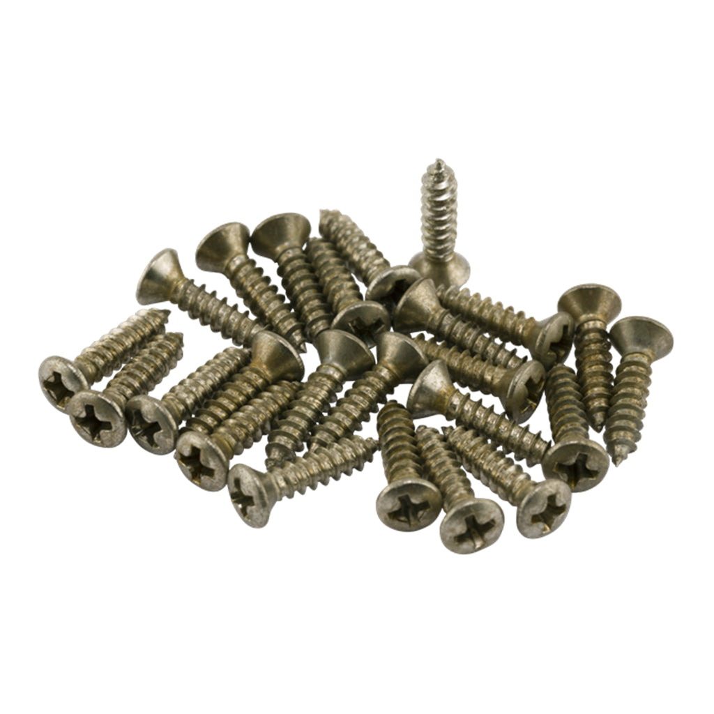 Fender 24 Road Worn Pickguard Control Plate Screws