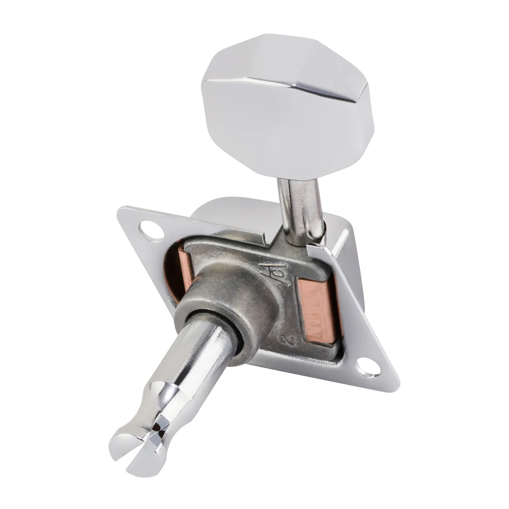 Fender - 70s "F" Style Stratocaster®/Telecaster® Tuning Machines Chrome (6) - Image 2