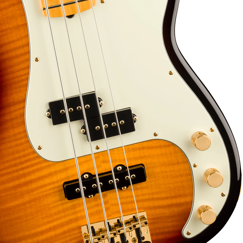 Fender 75th Anniversary American Professional PJ Bass Rosewood Fingerboard - 2-Color Sunburst - Image 7