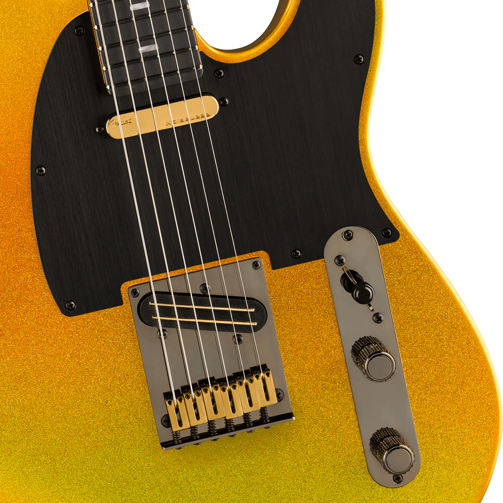 Fender 75th Anniversary American Ultra II Telecaster Ebony Fingerboard - Liquid Gold - Image 7