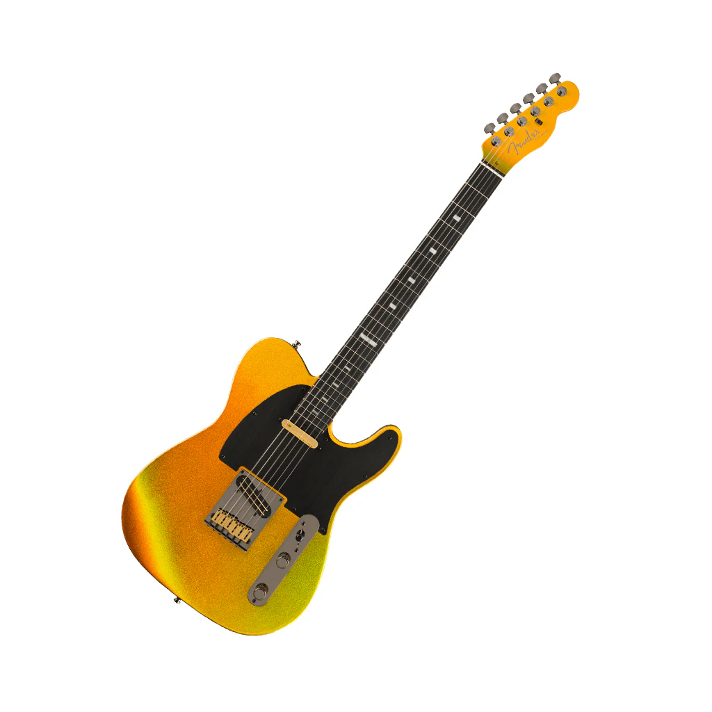 Fender 75th Anniversary American Ultra II Telecaster Ebony Fingerboard - Liquid Gold - Image 8