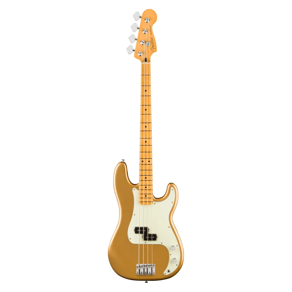 Fender 75th Anniversary Player II Precision Bass Guitar - Aztec Gold, Maple Fingerboard - Image 3