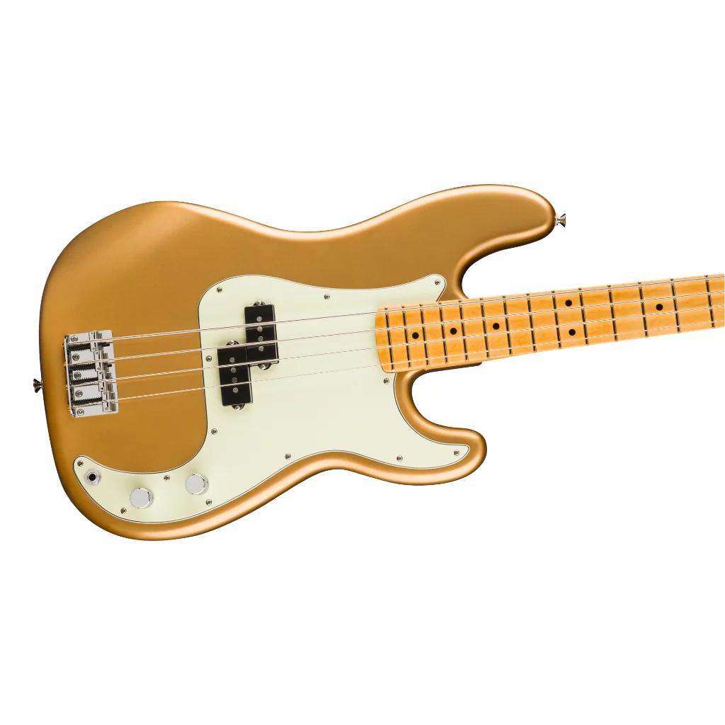 Fender 75th Anniversary Player II Precision Bass Guitar - Aztec Gold, Maple Fingerboard - Image 8