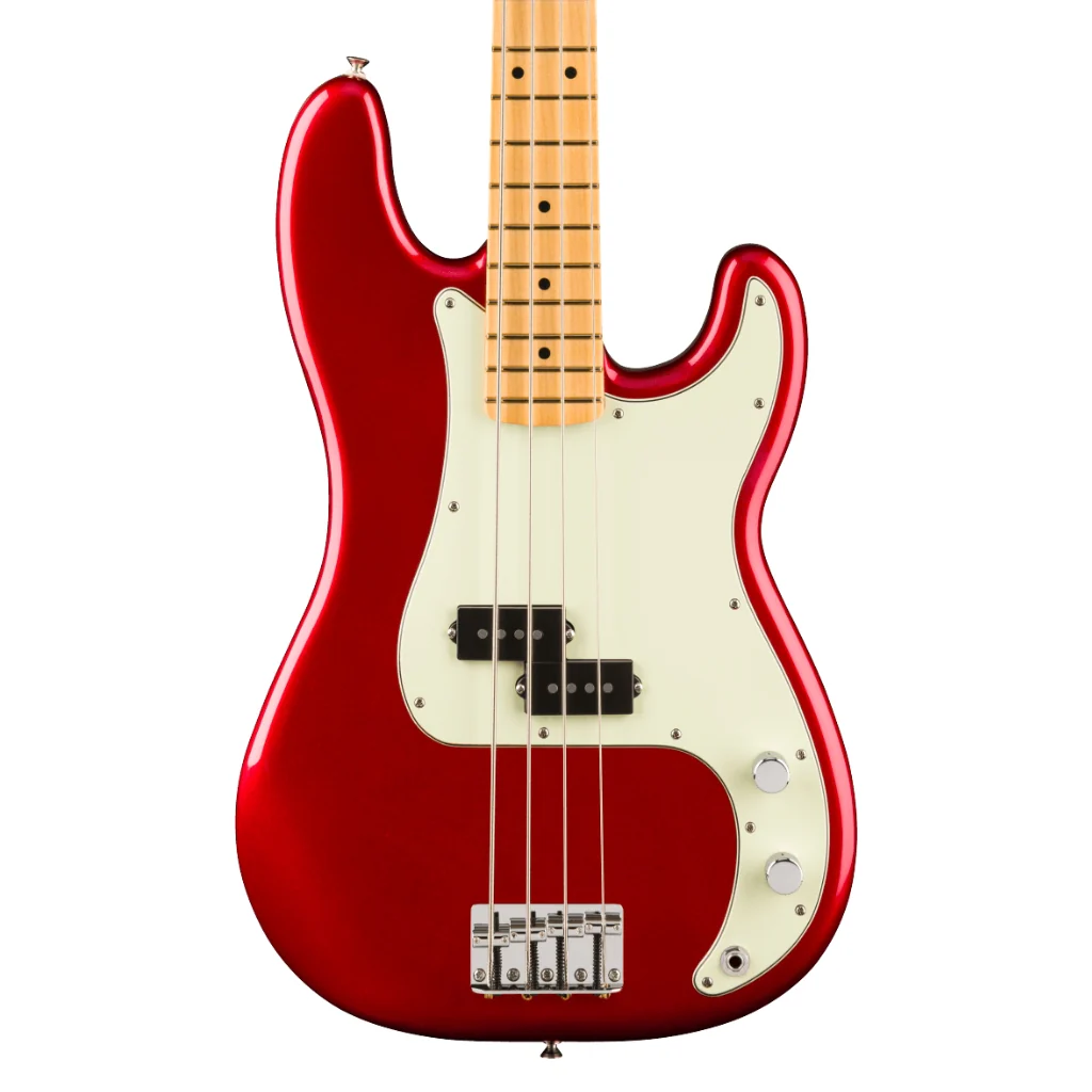 Fender 75th Anniversary Player II Precision Bass Guitar - Candy Apple Red, Maple Fingerboard