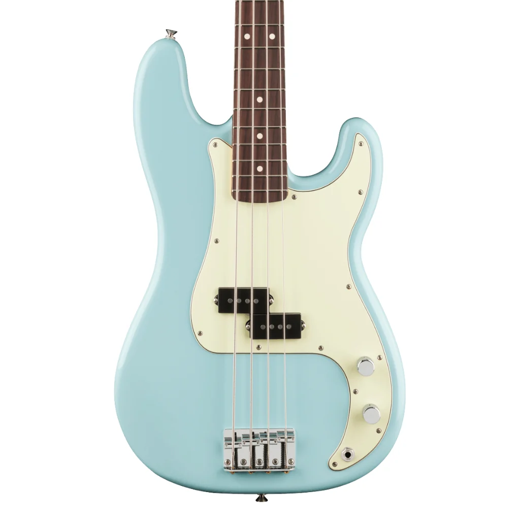 Fender 75th Anniversary Player II Precision Bass Guitar - Daphne Blue, Rosewood Fingerboard