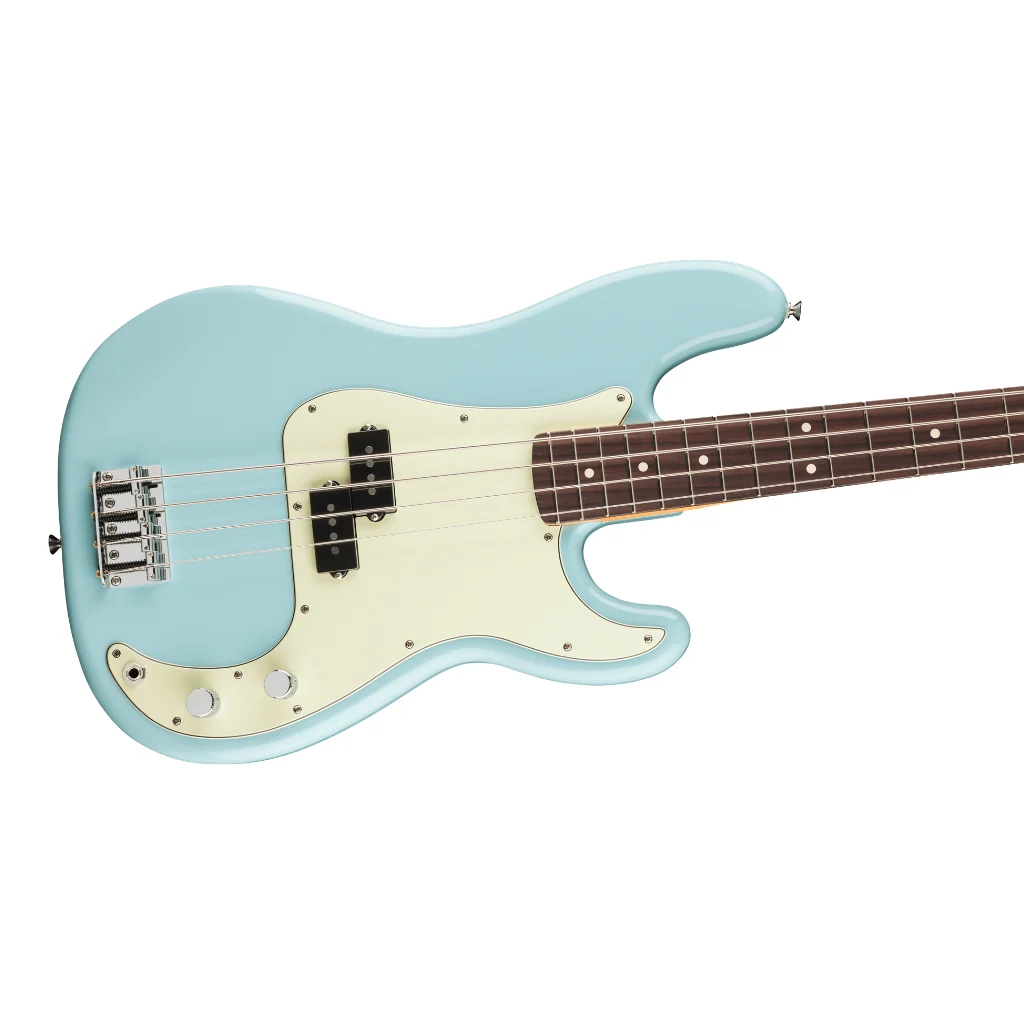 Fender 75th Anniversary Player II Precision Bass Guitar - Daphne Blue, Rosewood Fingerboard - Image 8