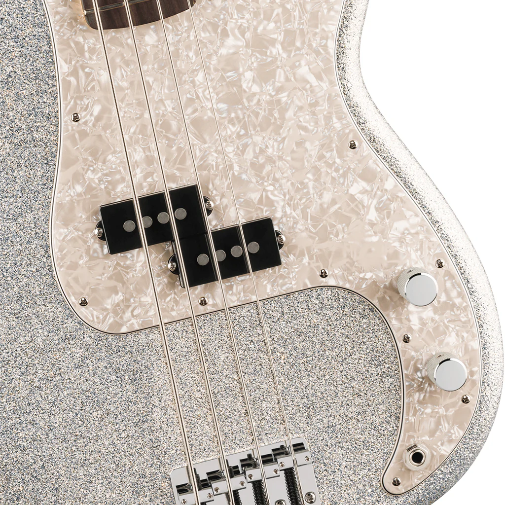 Fender 75th Anniversary Player II Precision Bass Rosewood Fingerboard - Diamond Dust Sparkle - Image 7
