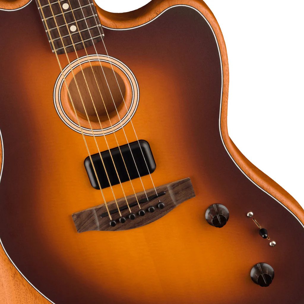 Fender Acoustasonic® Player Jazzmaster®, Rosewood Fingerboard, 2-Color Sunburst - Image 6