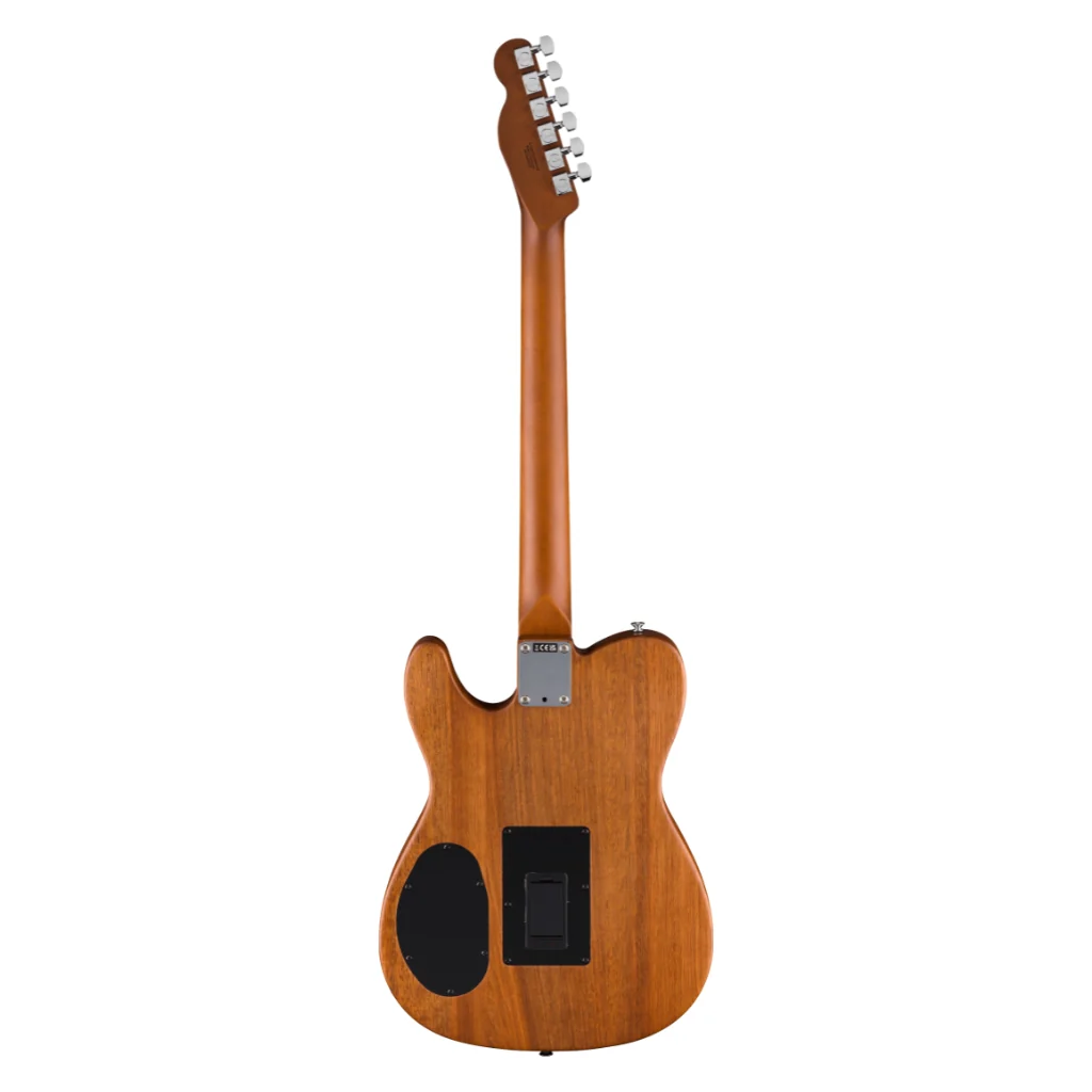Fender Acoustasonic Standard Telecaster Guitar - Aged Natural - Image 4
