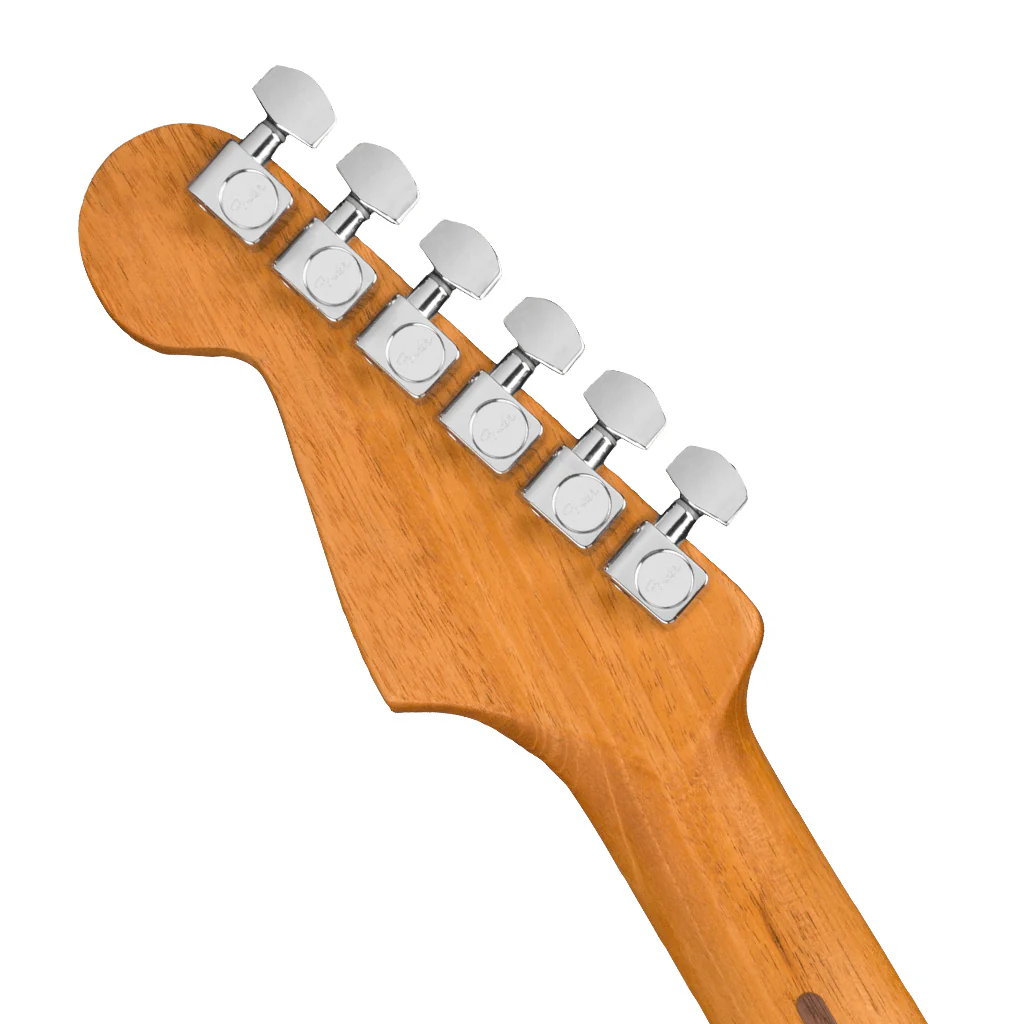 Fender American Acoustasonic® Jazzmaster®, Arctic White, Ebony Fingerboard - Image 5