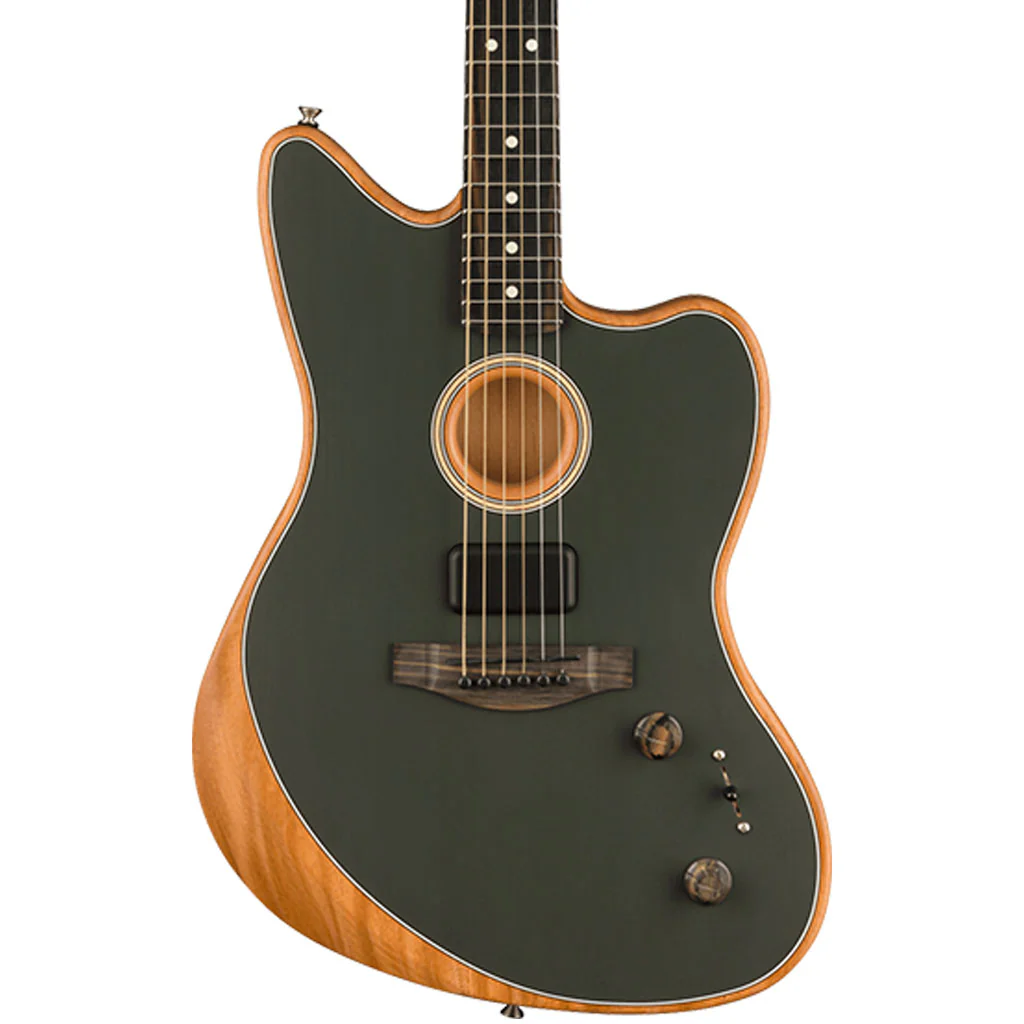 Fender American Acoustasonic Jazzmaster in Tungsten