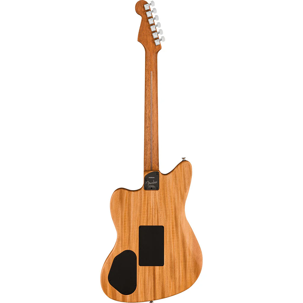 Fender American Acoustasonic Jazzmaster in Tungsten - Image 3