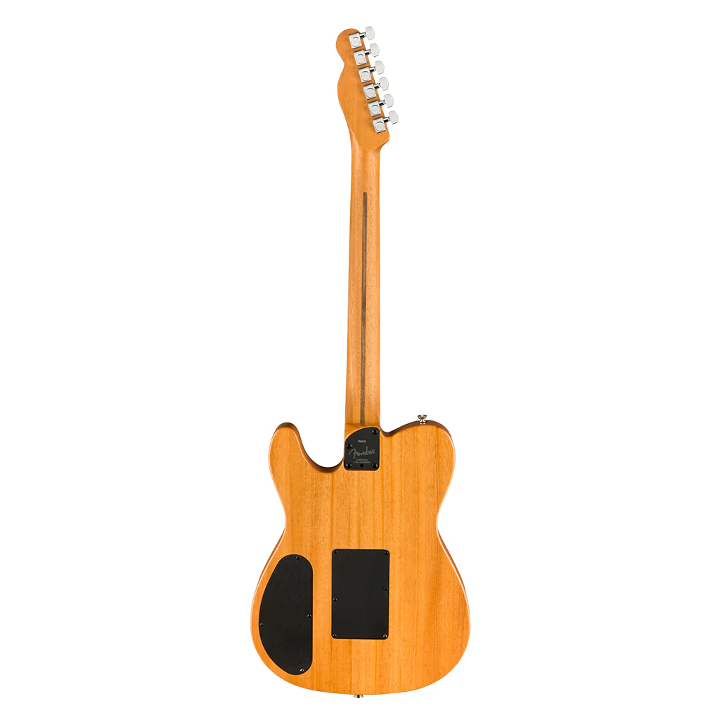 Fender American Acoustasonic® Telecaster®, Ebony Fingerboard, Black - Image 3