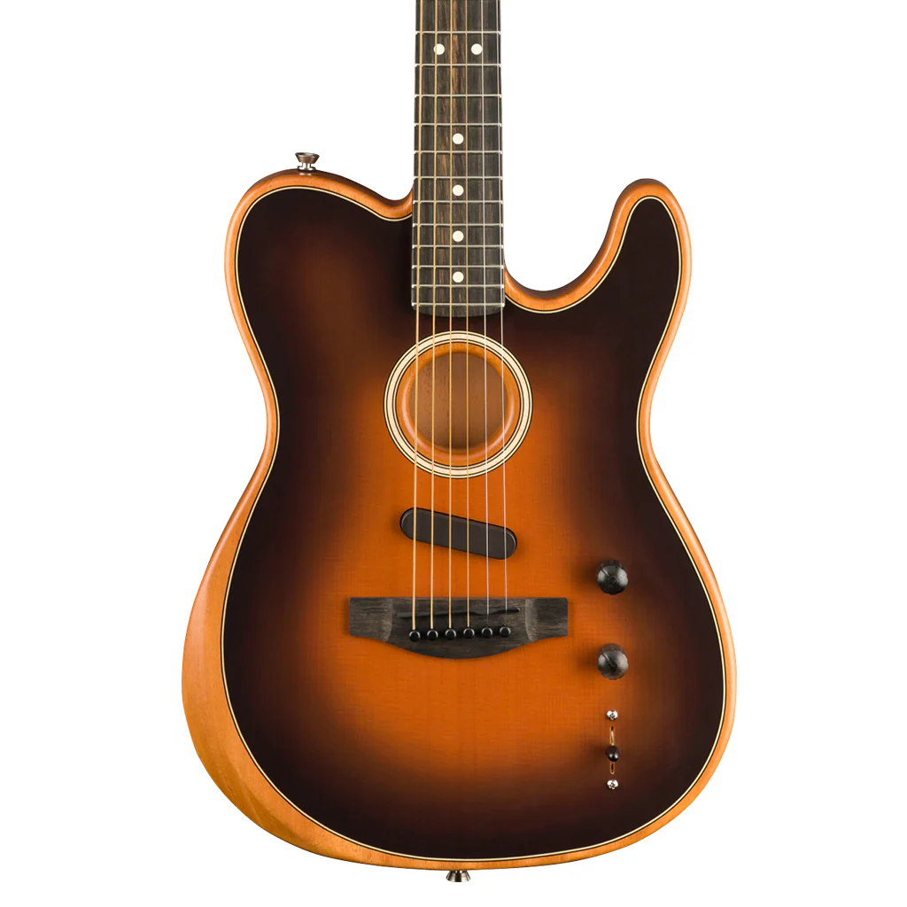 Fender American Acoustasonic® Telecaster®, Ebony Fingerboard, Sunburst