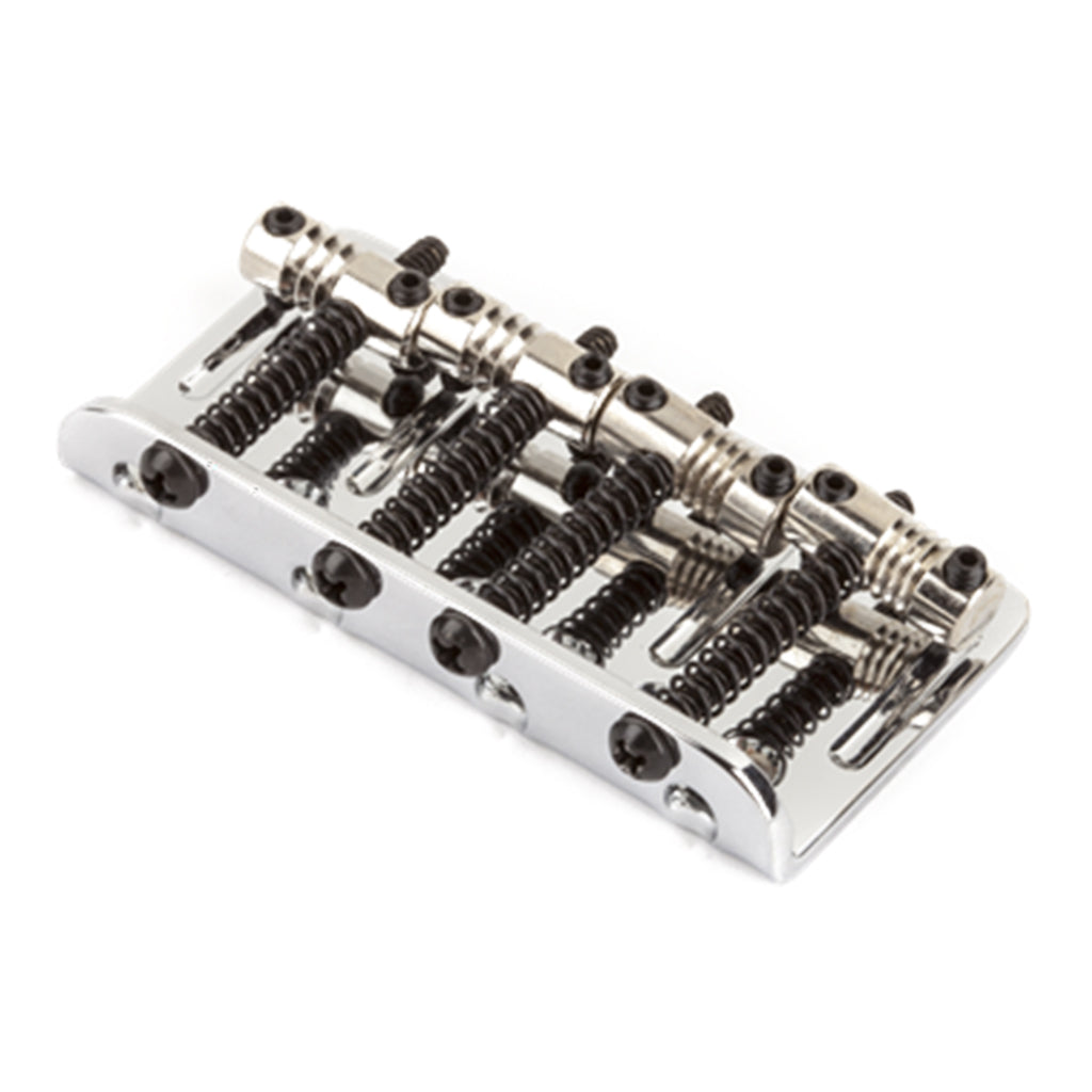 Fender American Deluxe 4 String Bass Bridge Assembly 2004 to 2010 in Chrome