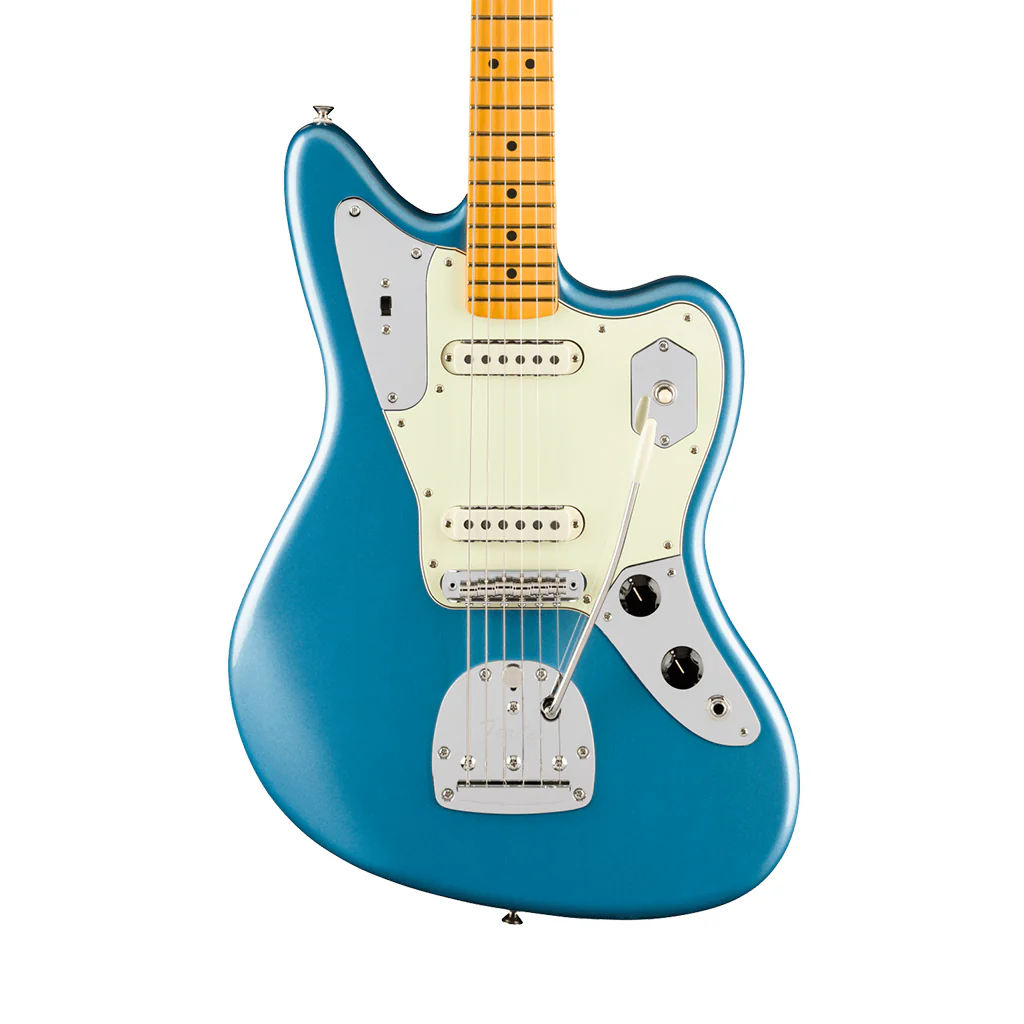 Fender American Professional Classic Jaguar - Faded Lake Placid Blue, Maple Fingerboard