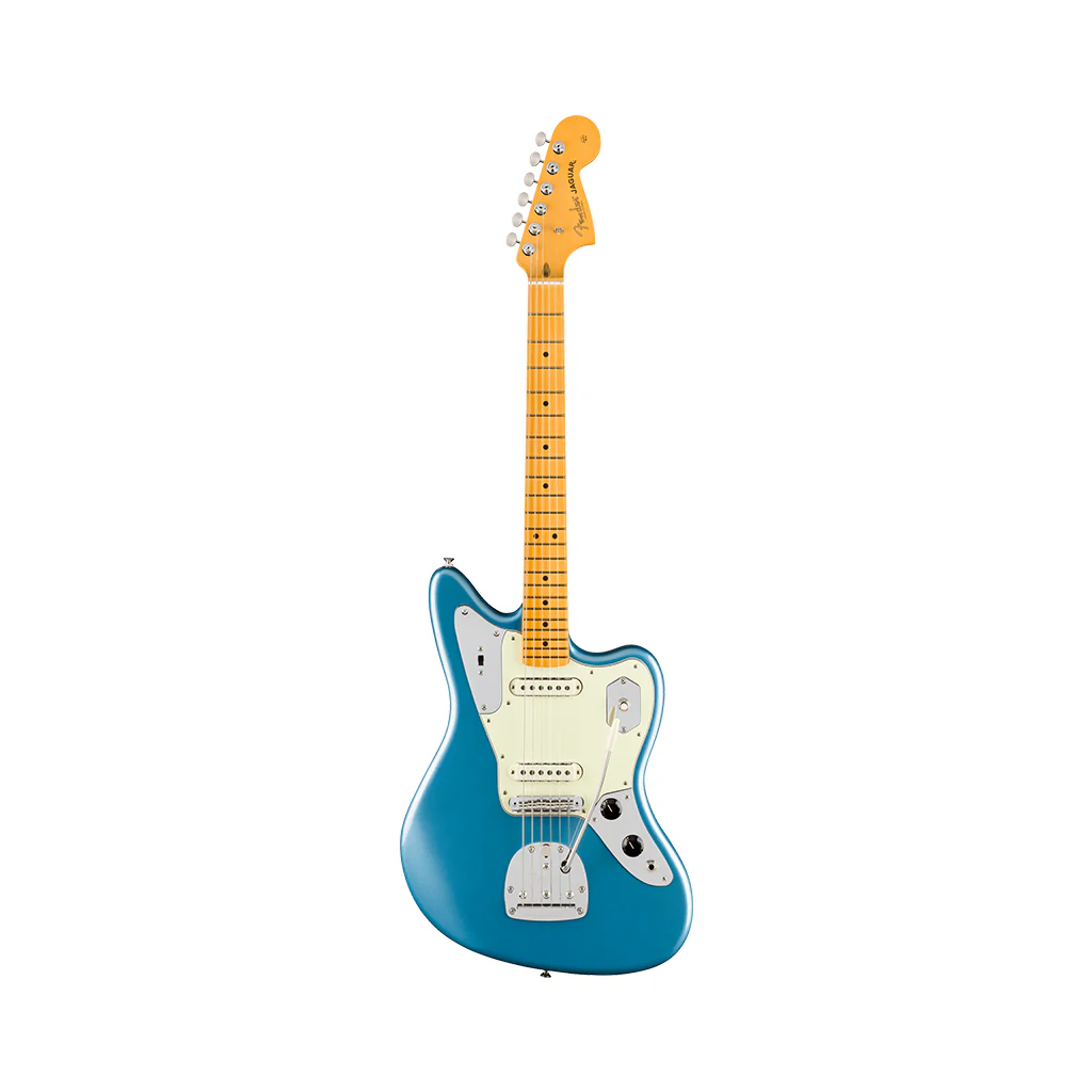 Fender American Professional Classic Jaguar - Faded Lake Placid Blue, Maple Fingerboard - Image 2