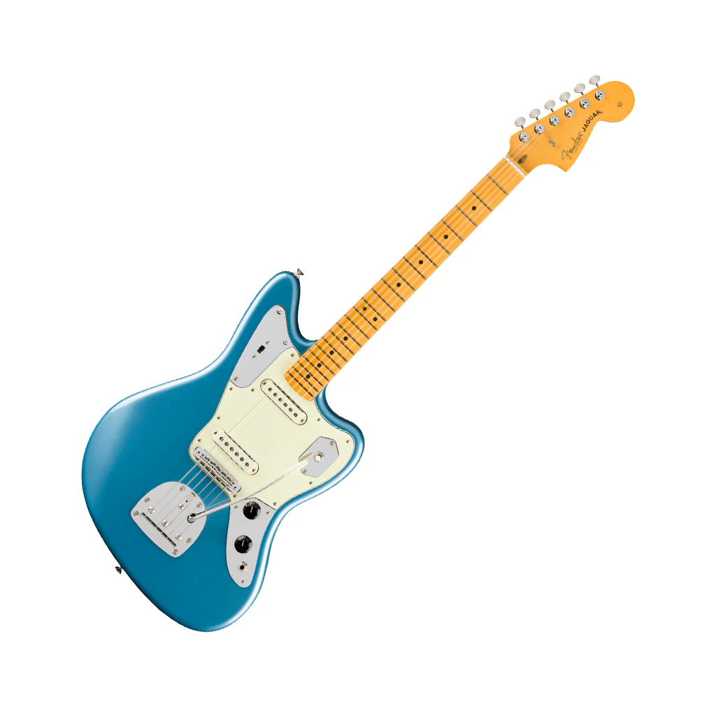 Fender American Professional Classic Jaguar - Faded Lake Placid Blue, Maple Fingerboard - Image 7