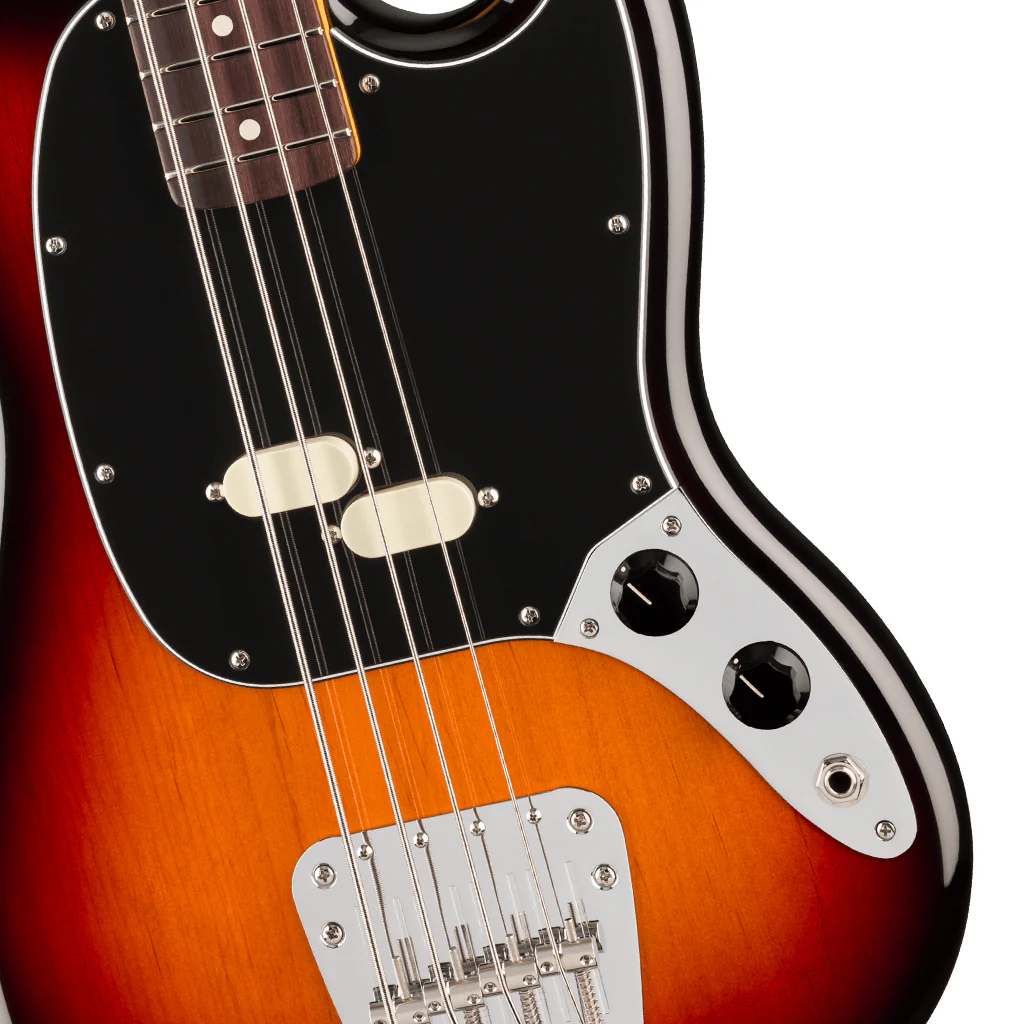 Fender American Professional Classic Mustang Bass - 3-Colour Sunburst, Rosewood Fingerboard - Image 6