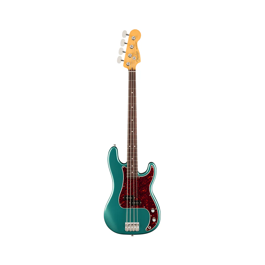Fender American Professional Classic Precision Bass - Rosewood - Faded Sherwood Green Metallic - Image 2