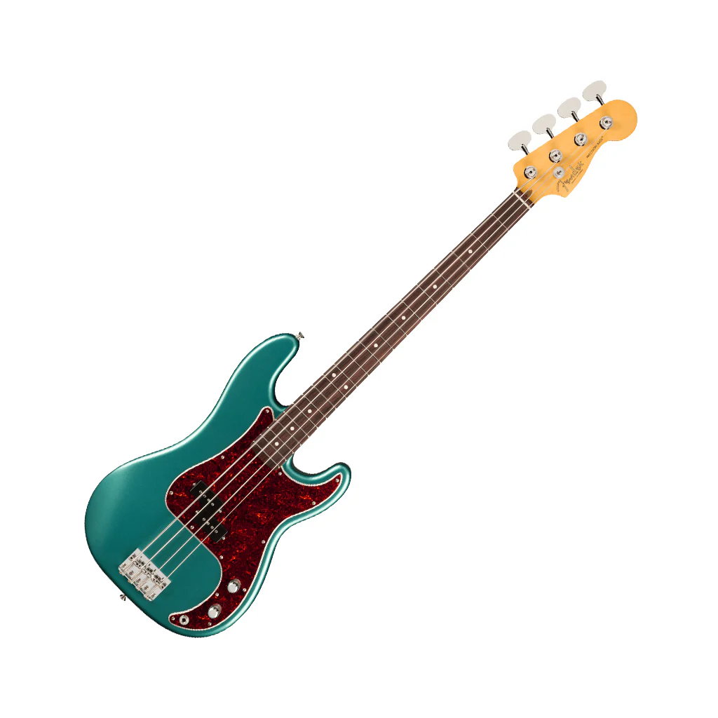 Fender American Professional Classic Precision Bass - Rosewood - Faded Sherwood Green Metallic - Image 7