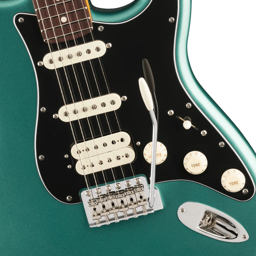 Fender American Professional Classic Stratocaster HSS - Faded Sherwood Green Metallic, Rosewood Fingerboard - Image 6
