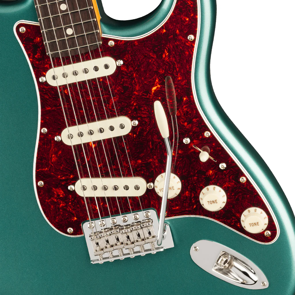 Fender American Professional Classic Stratocaster - Faded Sherwood Green Metallic, Rosewood Fingerboard - Image 6