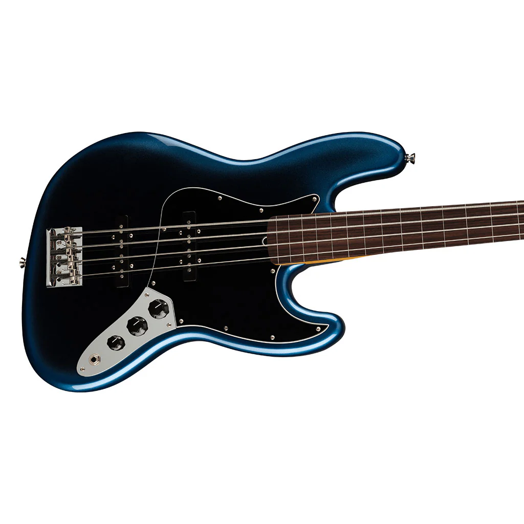 Fender - American Professional II Jazz Bass® Fretless - Rosewood Fingerboard - Dark Night - Image 5