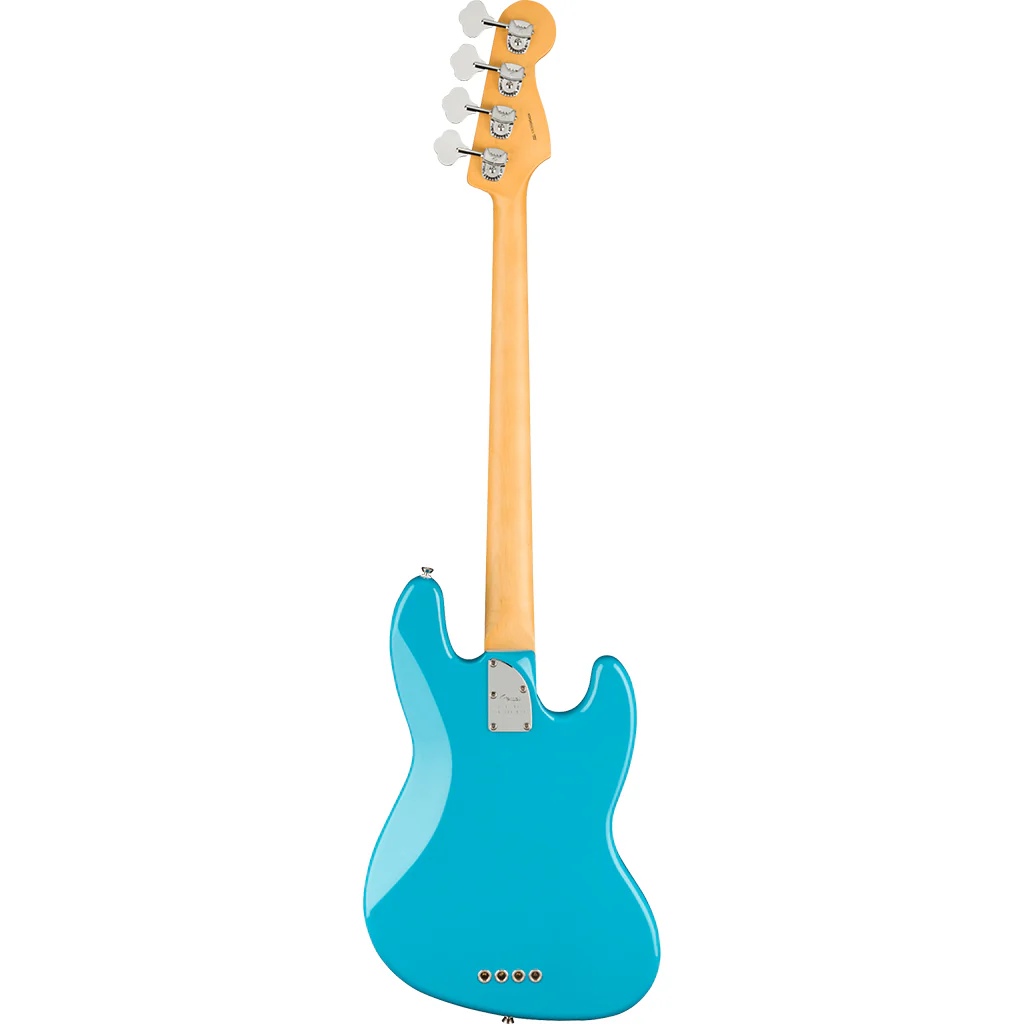 Fender - American Professional II Jazz Bass Left-Hand - Maple Fingerboard - Miami Blue - Image 3