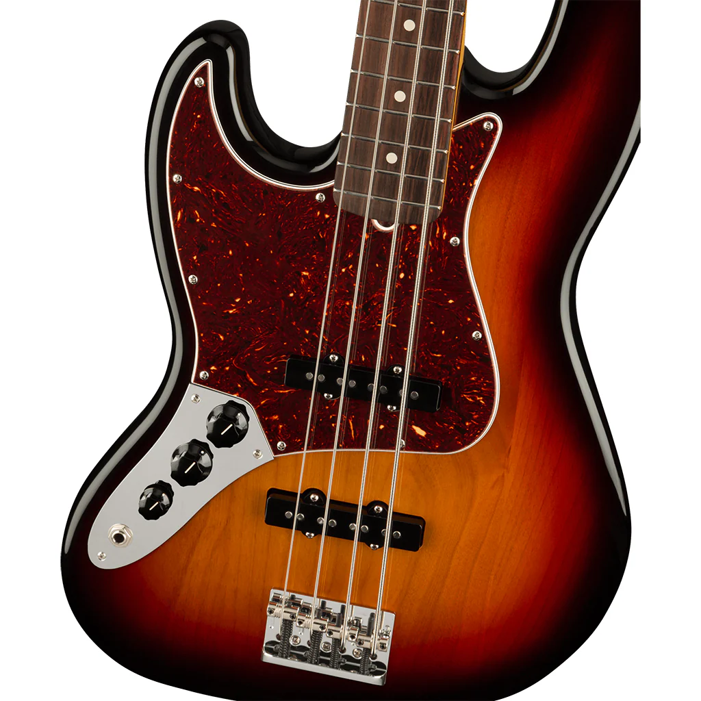 Fender - American Professional II Jazz Bass Left-Hand - Rosewood Fingerboard - 3-Color Sunburst - Image 6