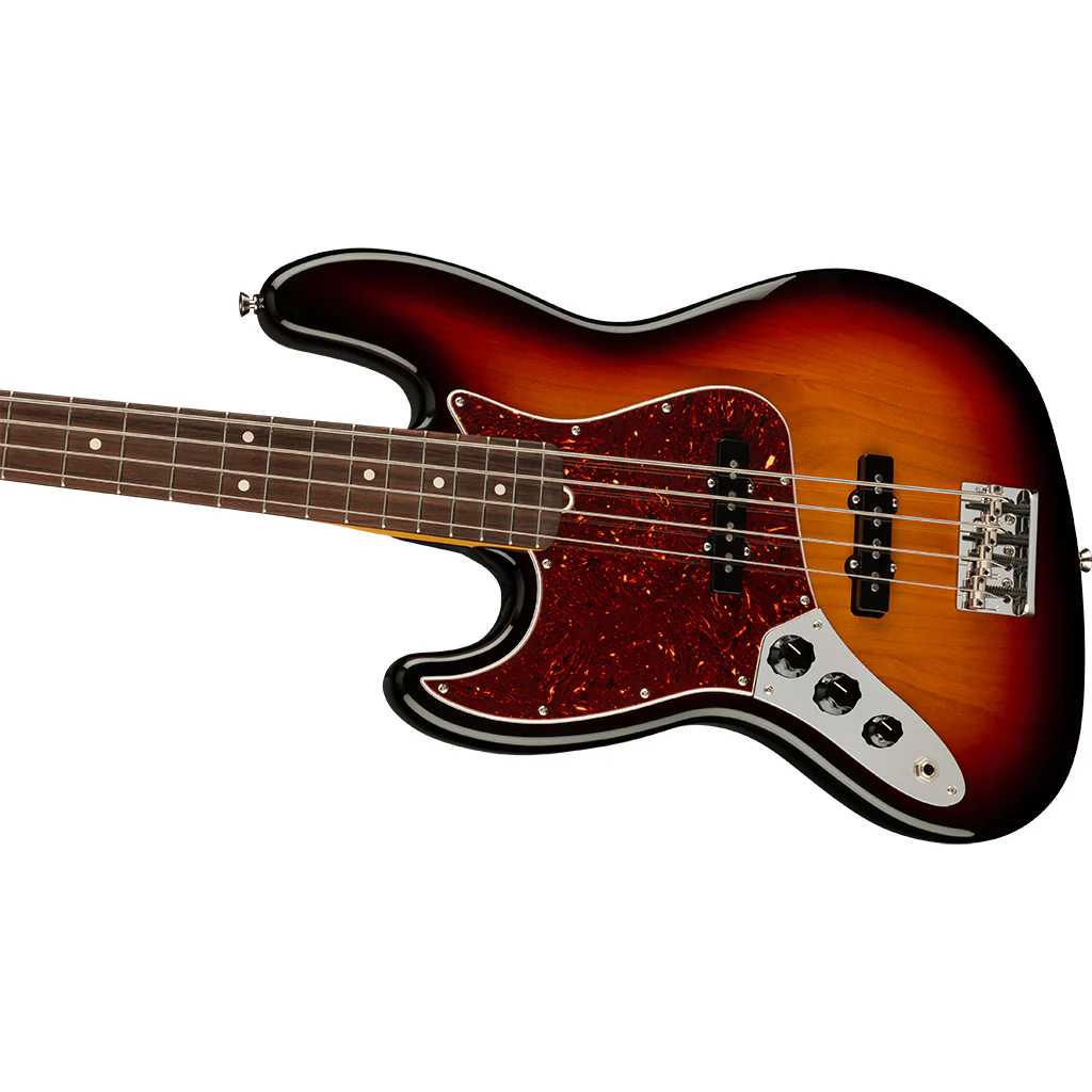 Fender - American Professional II Jazz Bass Left-Hand - Rosewood Fingerboard - 3-Color Sunburst - Image 7